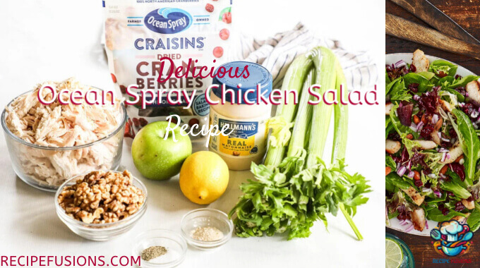 Ocean Spray Craisins Chicken salad Recipe