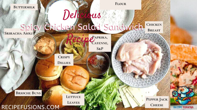 Perfect Spicy Chicken Salad Sandwich Recipe